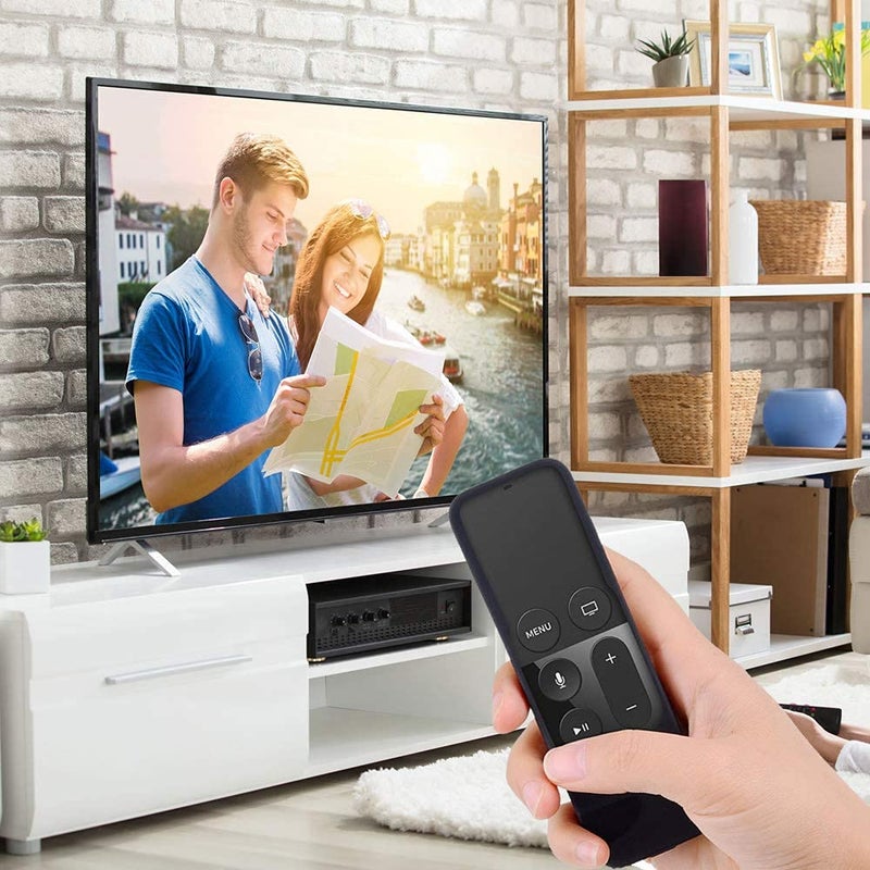 Lambcare Case Compatible with Apple TV 4K/ 4th Gen Remote Light Weight Anti-Slip Shock Proof Silicone Cover for Controller for Apple TV Siri Remote - Chartreuse - Image 3
